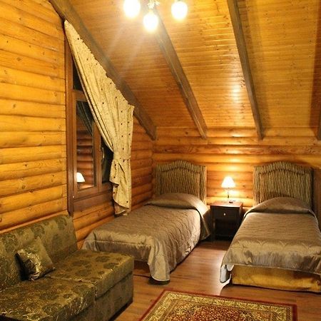 Natura Chalets Mega Chorio Buitenkant foto